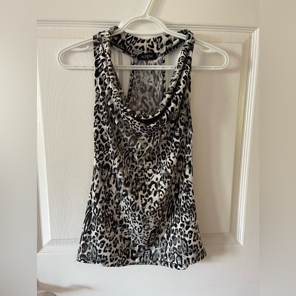 Small- Eclipse Leopard Print Shirt - Picture 1 of 5
